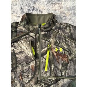 Under Armour Mossy Oak Camo Scent Control 1/4 Zip Pullover Hunting Jacket 2XL